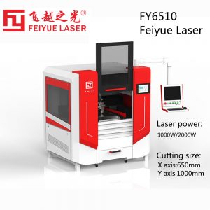Fy6510 Feiyue Fiber Laser Cutter Machines Saw Blade Ss Plate CNC High Precision Stainless Steel Aluminum Big Size Sheet THK Metal Laser Cutting Machine